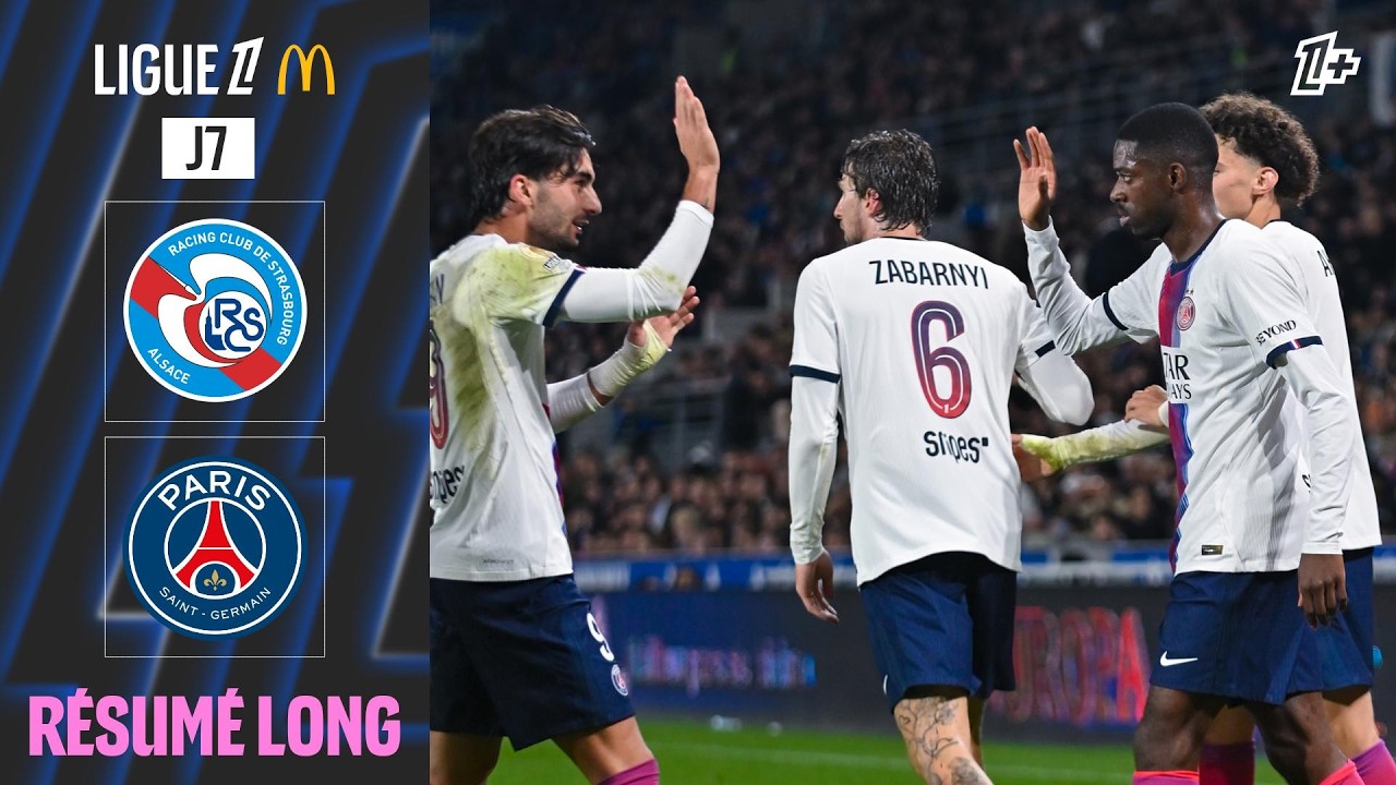 Dembélé XXL, le PSG RENVERSE Strasbourg et attend le BARÇA | 7ème journée - Ligue 1 McDonald's 26/27