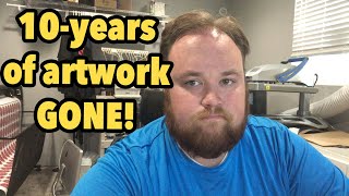 I lost 10 years of customer files - vlog 278 - Print Shop Updates