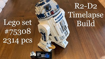 R2-D2 Lego Set 75308 Star Wars Timelapse Build