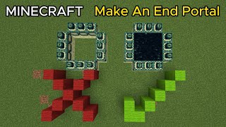 How to make an End Portal, All Versions Of Minecraft