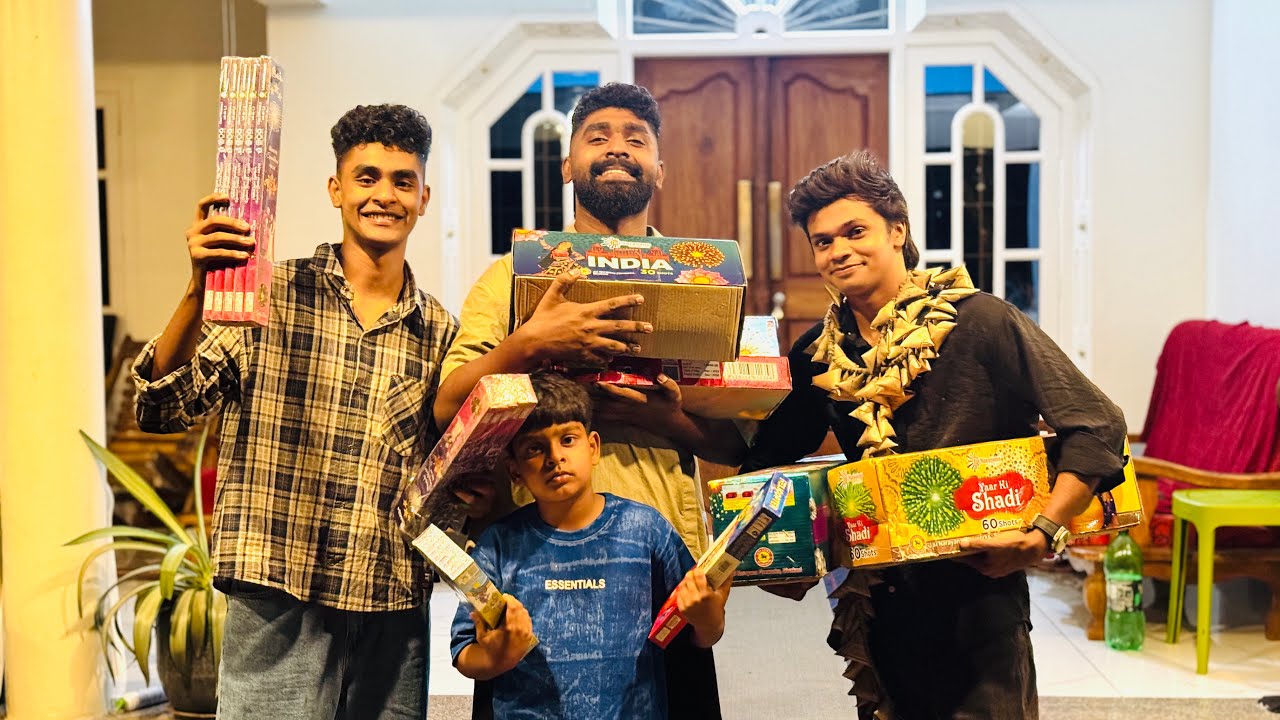 ഒരു ഘനഗംഭീര വെടിക്കെട്ട് ആഘോഷം! ❤️‍🔥 ഇത് ഞങ്ങടെ വിഷു ആഘോഷം! 😍