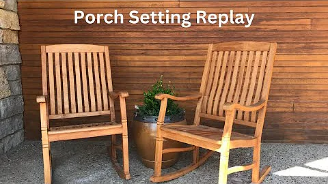 Porch Settinwith Sue
