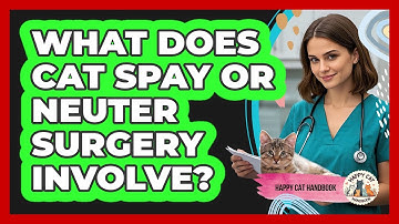What Does Cat Spay Or Neuter Surgery Involve?