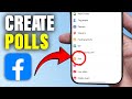 How to Run Polls in Facebook Groups | Create Polls