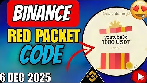 Binance Red Packet Code in Binance 💰 Binance Red Packet code today 