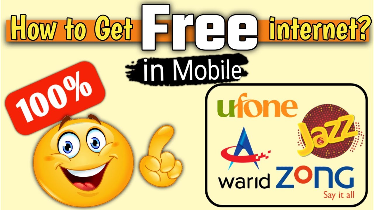 How to get free internet in mobile | All Sims free internet 