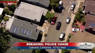SUSPECT IN CUSTODY: Following car chase that ended on foot in Oakland (FNN)