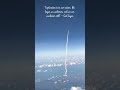 Artemis Launch Seen From a Plane