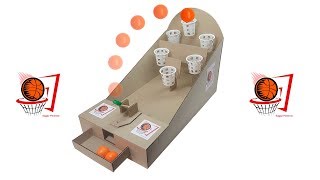 How to Make NBA Basketball Table Game DIY Cardboard, Basketball Board Game | Sagaz Perenne screenshot 5