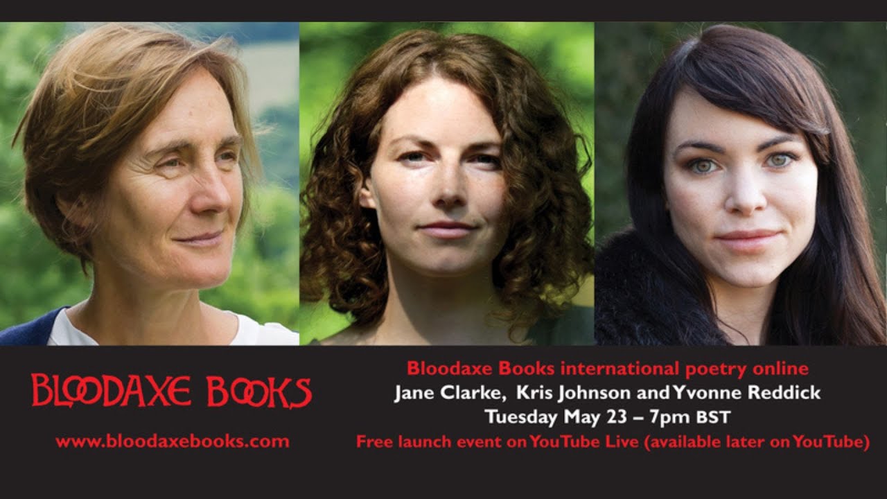 Launch reading by Jane Clarke, Kris Johnson and Yvonne Reddick