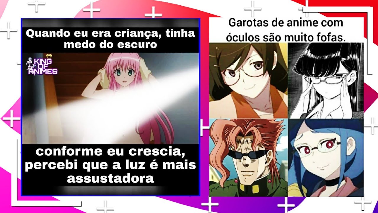 A luz com certeza é mais assustadora  MEMES DE ANIMES EM IMAGENS #37 