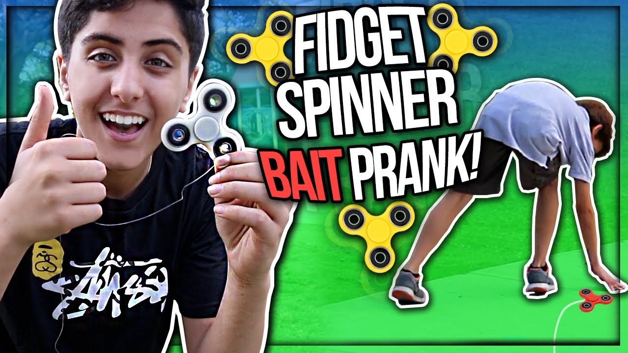 Fidget Spinner on a Fishing Line Prank on Kids! 😂😭 YouTube