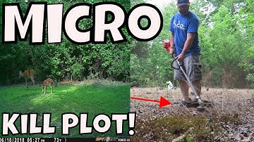 Learn How To Make A Food Plot With No Equipment!