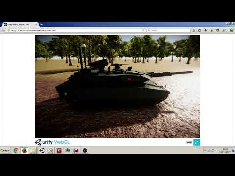 Unity WebGL Web Browser(Firefox) Test 1