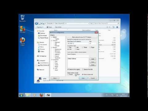 USB stick prepared for ssh key authentication with putty