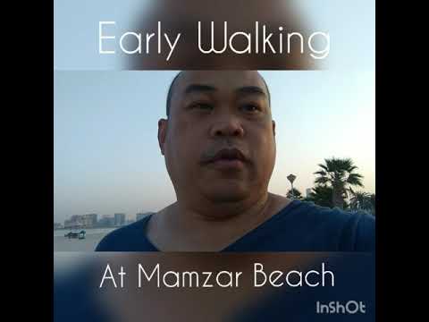 Walking Exercise at Mamzar Beach Park