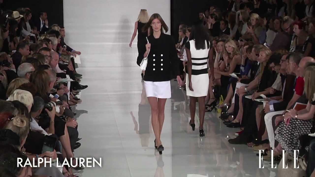 celebrity family feud ELLETV- Ralph Lauren 2014 SS Fashion Show