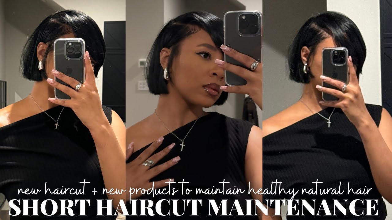 NEW HAIRCUT: WASH DAY ROUTINE FOR SHORT, NATURAL HAIR + NEW HAIRCARE PRODUCTS