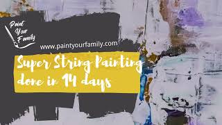 Paint your family   Super String Painting done in 14 days Incl Shipping