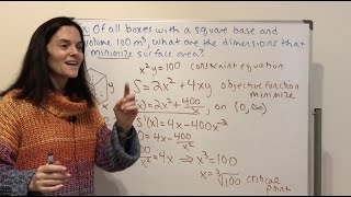 Famous Calculus I: Optimization (full lecture) Wealth