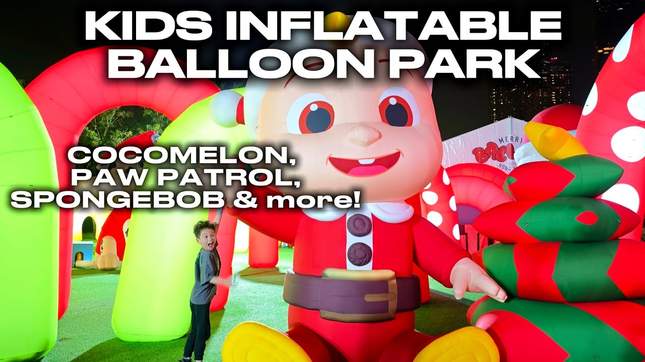 GIANT  INFLATABLE BALLOON PARK!!