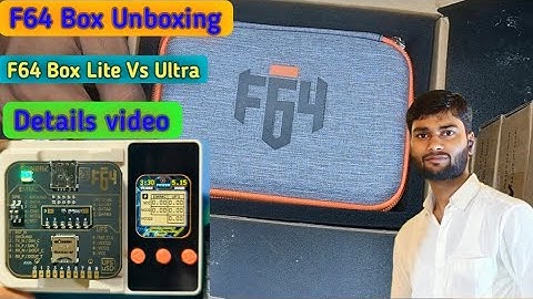F64 Box Unboxing || F64 Box Lite Version Vs F64 Box Ultra Full Details