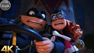4K Uhd Gru & Poppy Vs. Principal Übelschlecht Epic Escape Cutscene Deable Me 4 2024