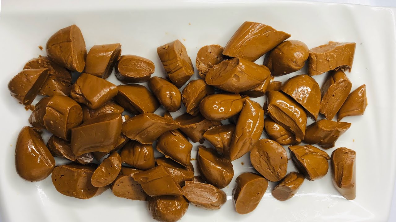 How to make the authentic Ghanaian condense milk toffee/ candy . YouTube