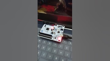 Blinking LED in STM32 from keyboard input via UART #reels #shorts #programming #computer