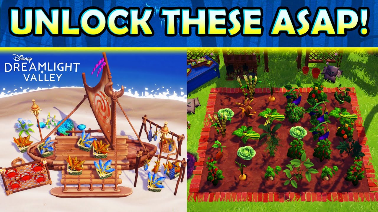 DISNEY Dreamlight Valley. You Need to Unlock These RIGHT NOW! It's a GAMECHANGER!