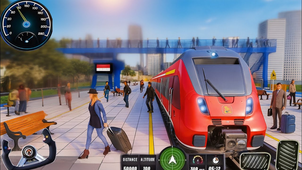City Train Driver Simulator - Indian Passenger Train Driving 3D - Android Gameplay