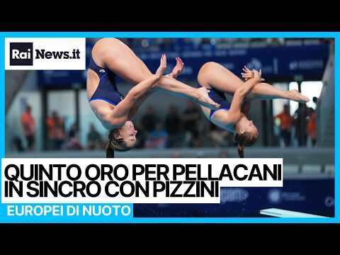 Video Europei di Nuoto. Pellacani fa uno storico en plein, quinto oro nei tuffi sincro con Pizzini