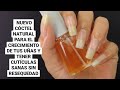 NUEVO CÓCTEL NATURAL PARA EL CRECIMIENTO DE TUS UÑAS Y TENER CUTÍCULAS SANAS SIN RESEQUEDAD