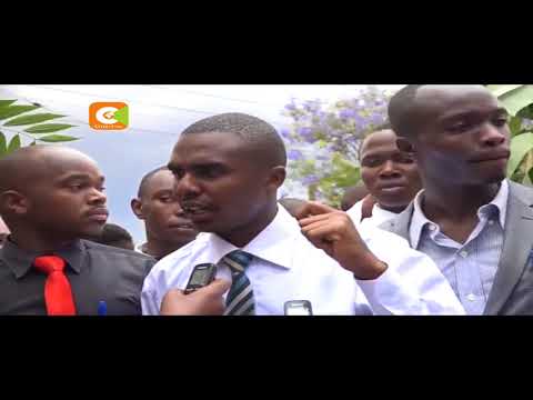 Video Murang'a University students go on rampage - youtube