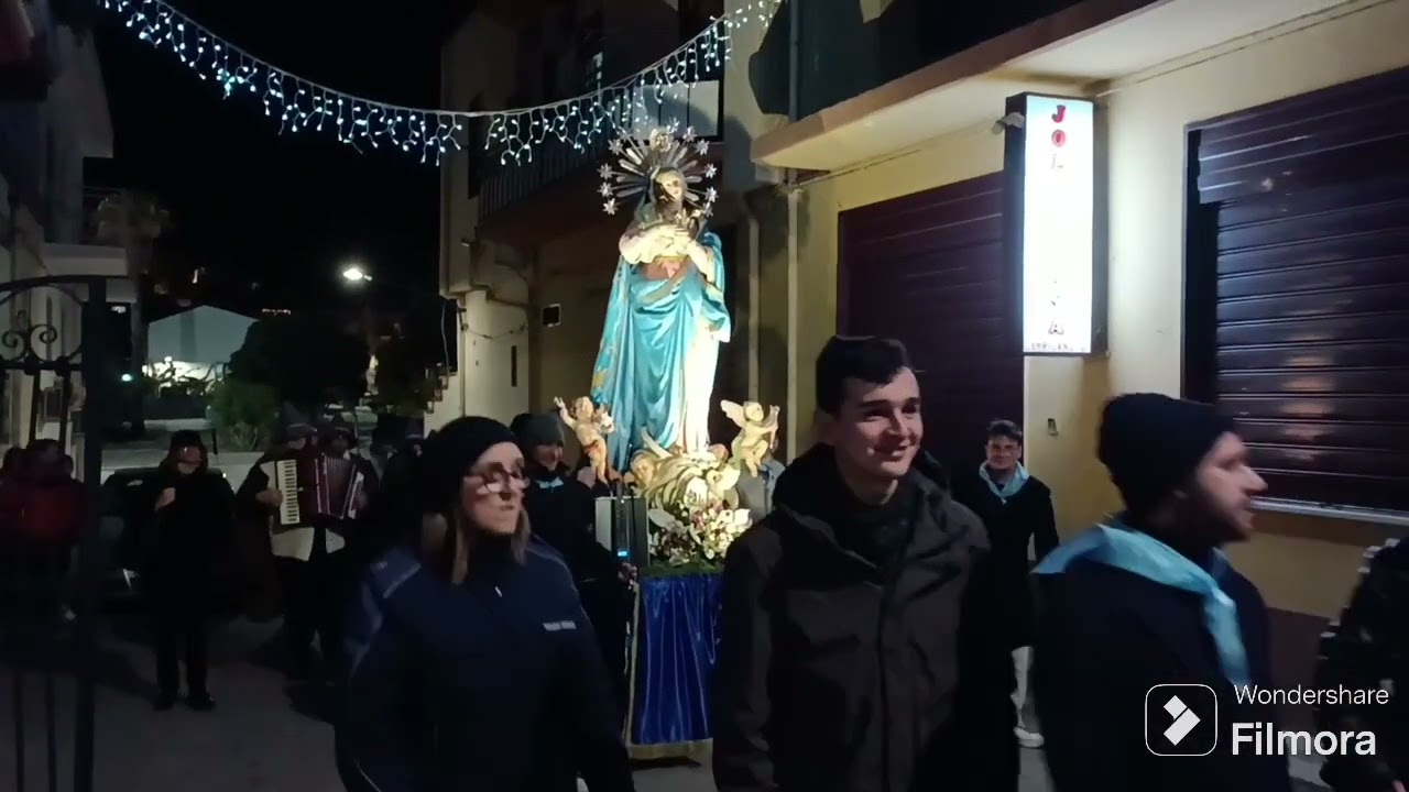 Processione Immacolata Siculiana 2023 - Ritorno nella sua Chiesa