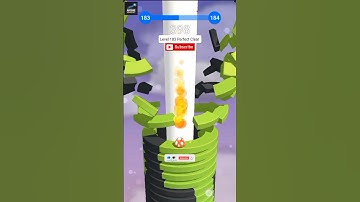 Stack Ball 🔥 Level 183 Perfect Clear in One Go 😱 | Insane Speed Run! #gaming #stackball #games