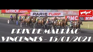 PRIX DE MAURIAC VENDREDI 15/01/2021 PRONOSTIC PMU TIERCE QUINTE DU JOUR EN 5 CHEVAUX, A VINCENNES. screenshot 2
