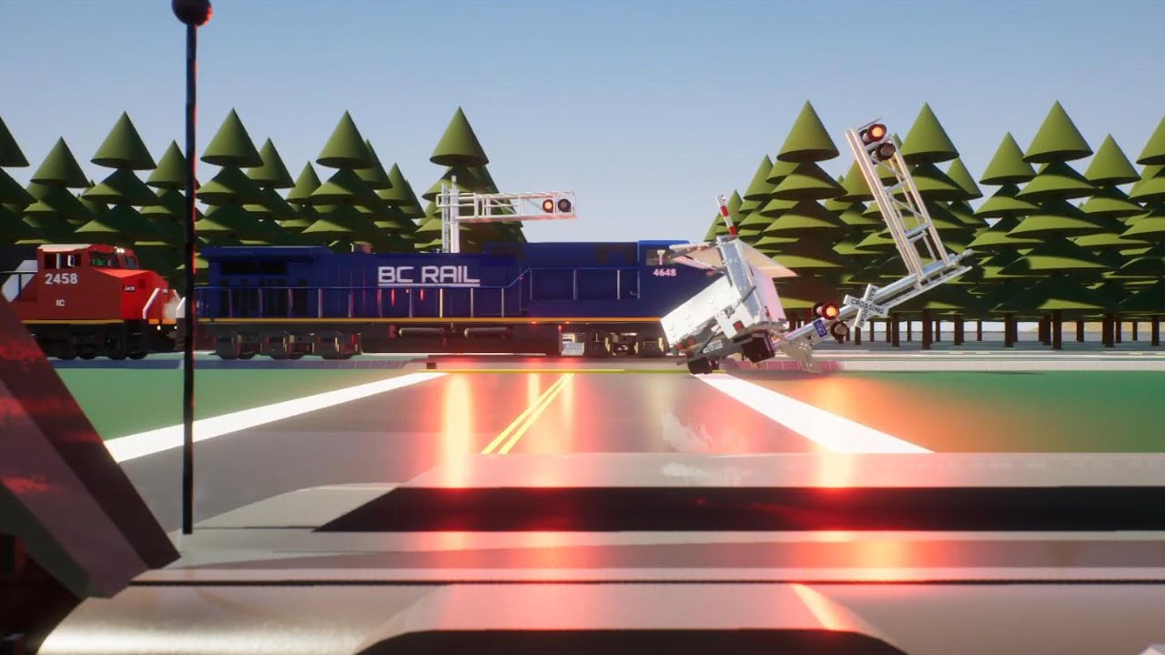 Сборник 9 «Поезда против машин» от Brick Rigs!