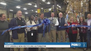 Florence unveils new automated recycling sorting line