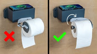 Dieser Smart-Klopapierhalter dreht die Rolle immer richtig! screenshot 3