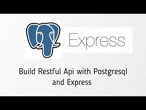 Build restful API with PostgreSQL and Express