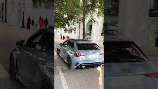 Audi rs3 lauch control puerto banus!!!💥💥 #viral #audi #audirs3