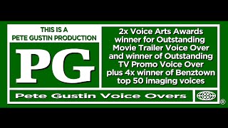 Pete Gustin Voice Overs full demo