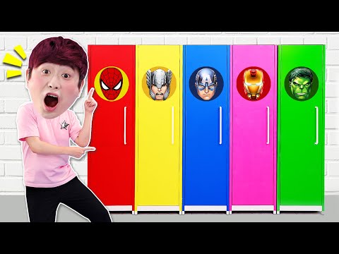 SuperHeroes and Magic <strong>locker</strong>!! 마법캐비닛을 열면 슈퍼히어로로 변신해요!