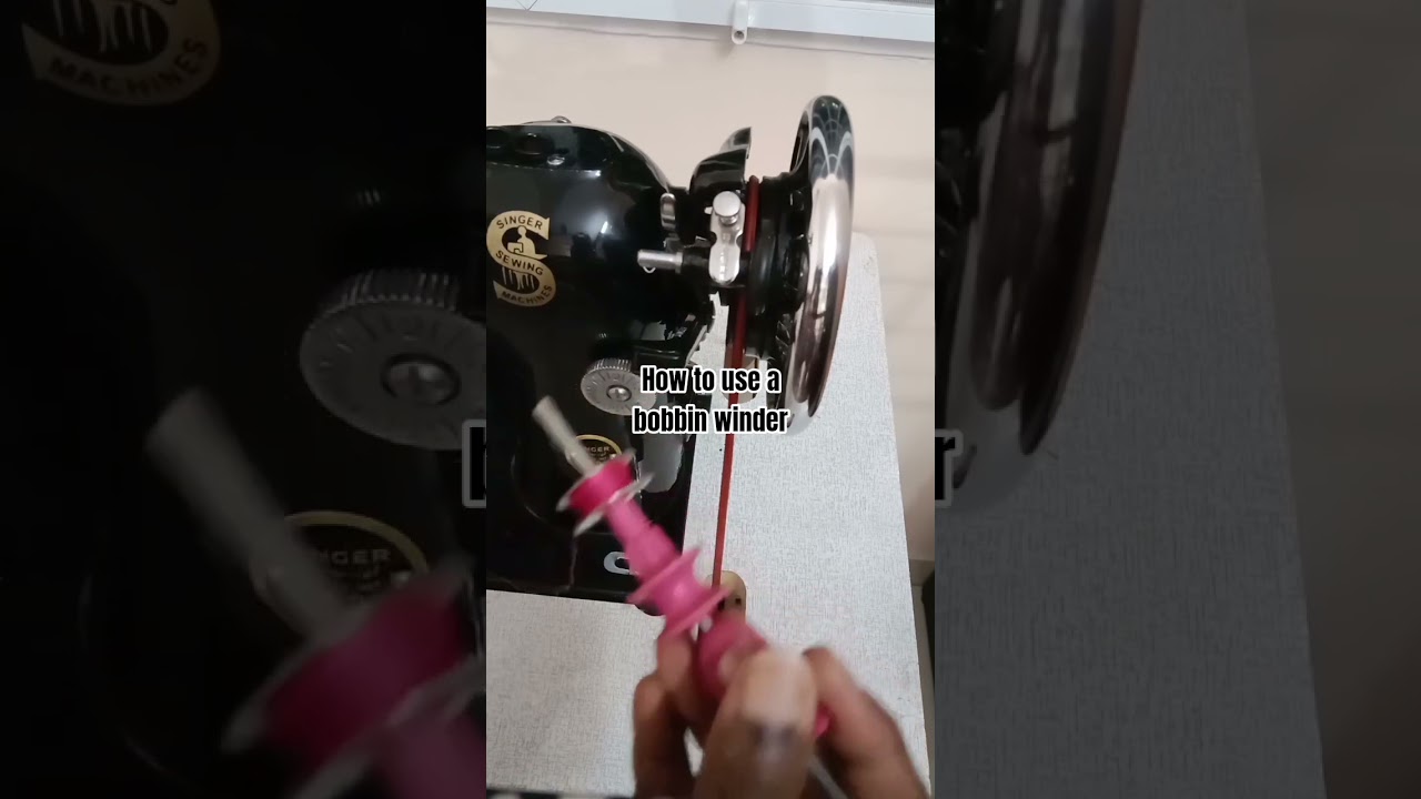 How to use a bobbin winder | how to fill a bobbin with thread