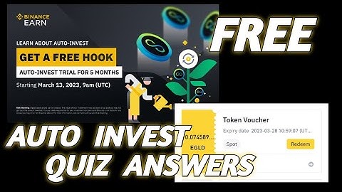 Instant $10 Binance HOOK Auto Invest Quiz Answer 🤑 Binance Learn and Earn Answer ⚡ New Crypto Offer