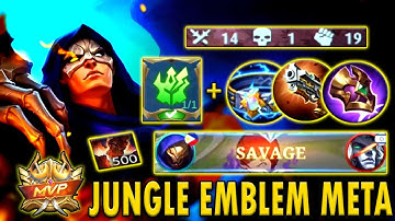 TOP GLOBAL ALDOUS JUNGLE EMBLEM + NEW BUILD IS THE NEW META🔥EZ SAVAGE! ALDOUS BEST BUILD 2022 - MLBB