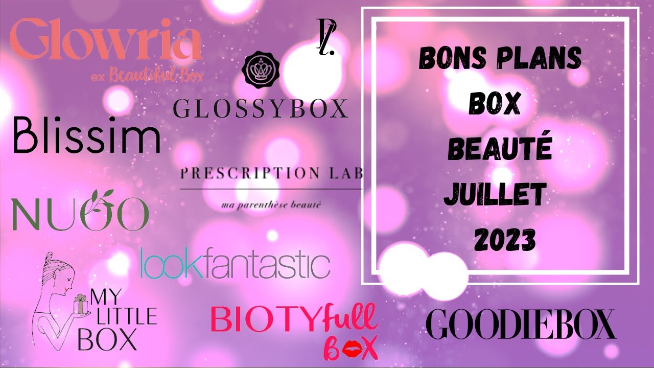 Bons Plans Box Beauté Juillet 2023