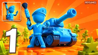 Plastic Army: Battle Simulator - Gameplay Walkthrough Part 1 (Android, iOS)