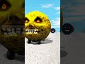 Giant Hand vs Angry Color Balls on the Highway! 🌈😱